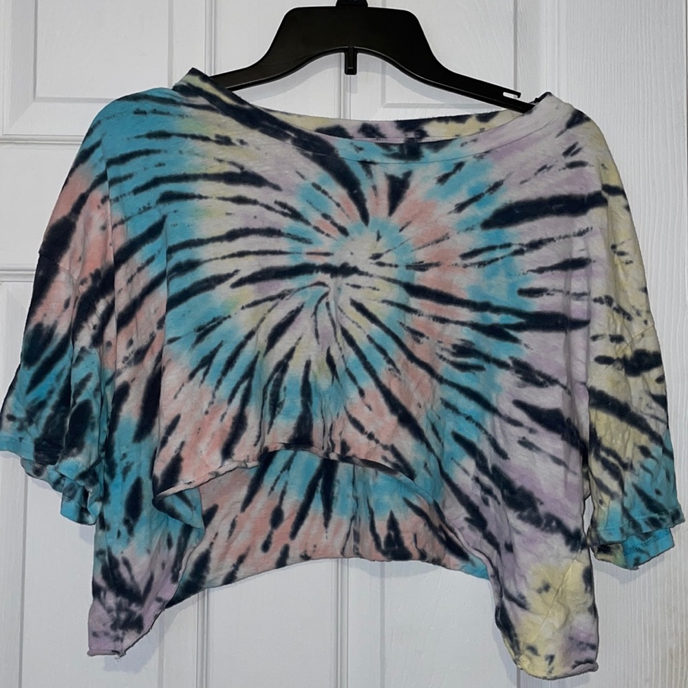 Tie Dye Loose Crop Top